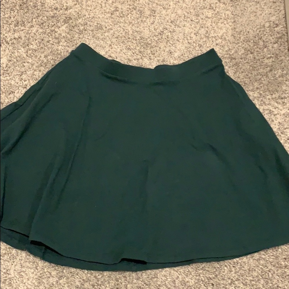 Green skirt